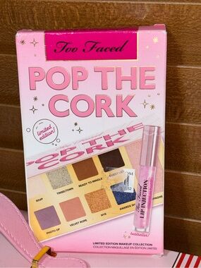 Too Faced Pop The Cork Limited Edition Eyeshadow Palette & Lip Plumper Gloss